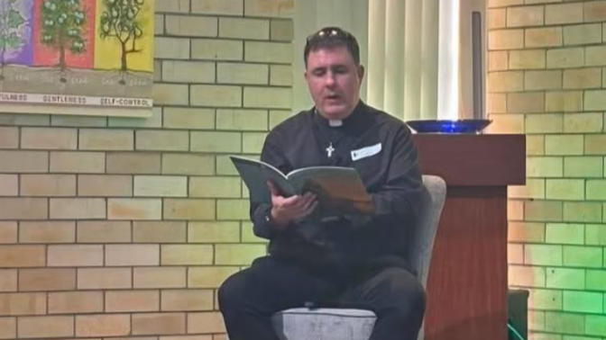 jon reading a book